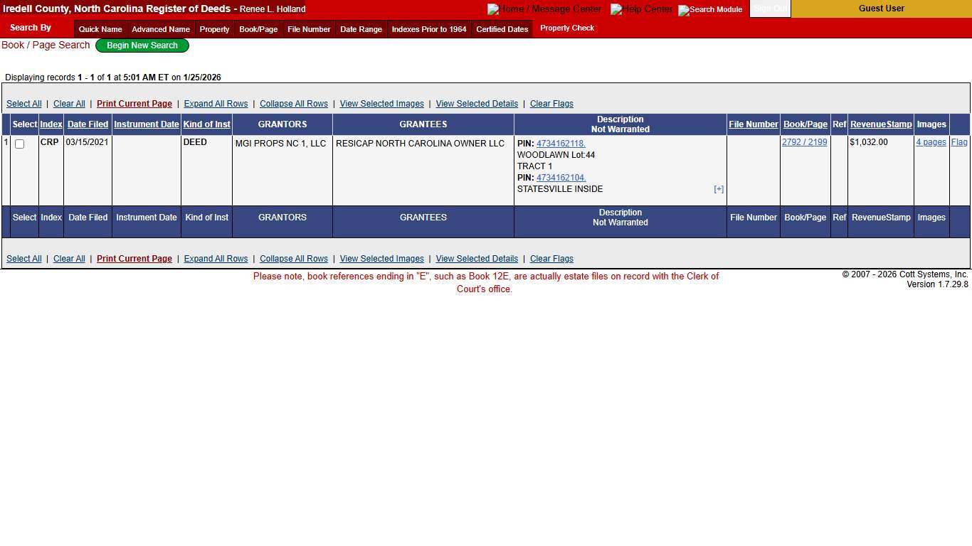 eSearch Book / Page Search